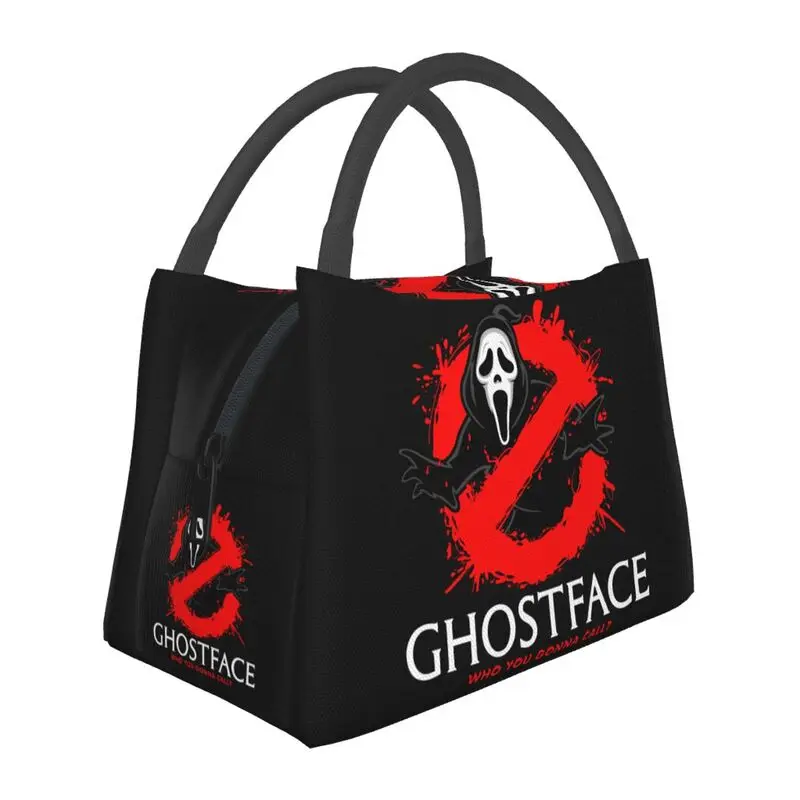 

Scream Resuable Lunch Box Halloween Ghost Horror Movie Cooler Thermal Food Insulated Lunch Bag Office Work Pinic Container