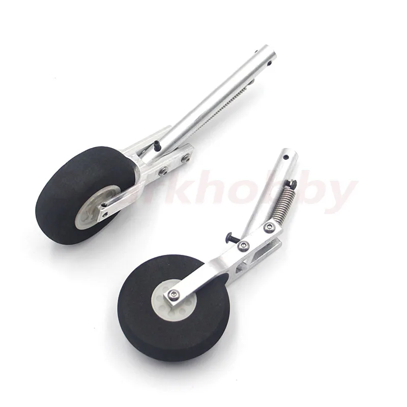 SPARKHOBBY Train D’Atterrissage Alliage Aluminium – Absorbant Chocs – Roues 40 Mm – Pour Avion RC Fixe – 3 Ou 4 Mm