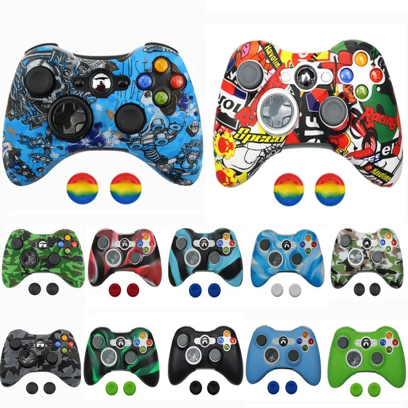 Soft Protective Skin Flexible Gel Skin For Xbox 360 Controller Gamepad