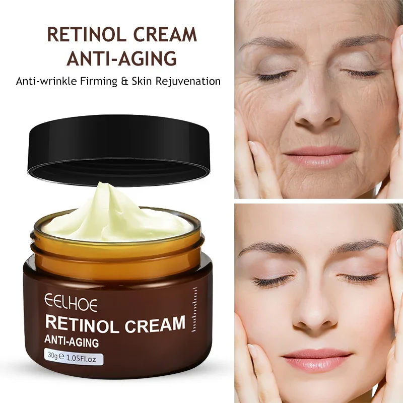

Retinol Face Cream Moisturizer Fade Wrinkle Firming Lift Skin Whitening Brightening Facial Anti Aging Cream Beauty Products 30ml