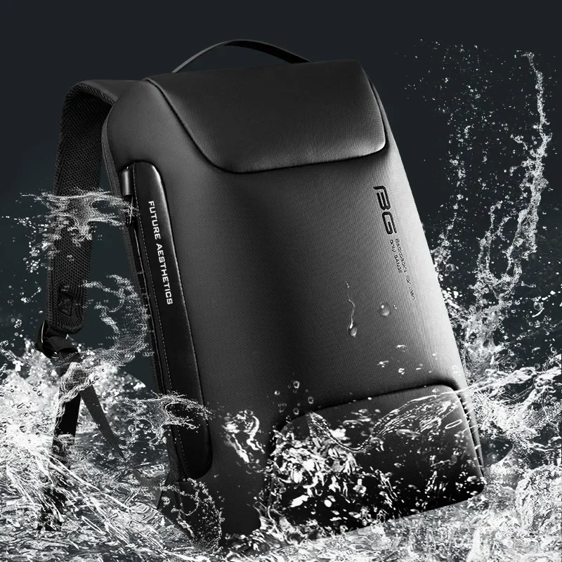 Waterproof Business Laptop Backpack with USB Charging for Men