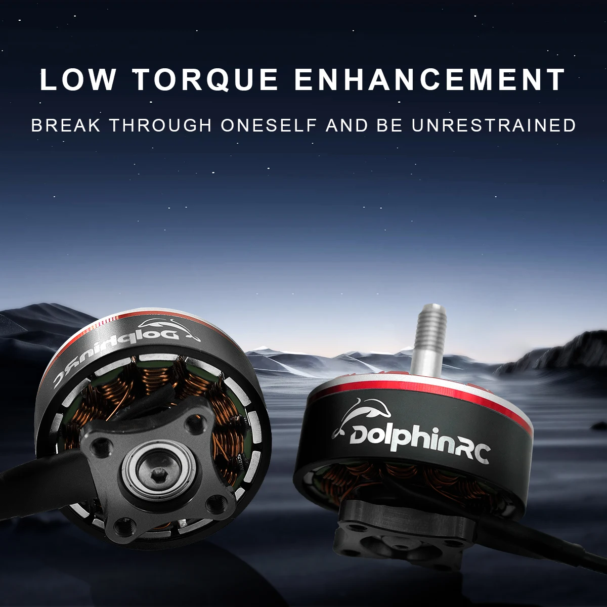 Motore DolphinRC 2808 1300KV per drone FPV da 7 pollici con carico utile di 2,5 kg, 6S, motore brushless, parti per drone da corsa FPV RC Multicopter, componenti fai da te. - Image 2