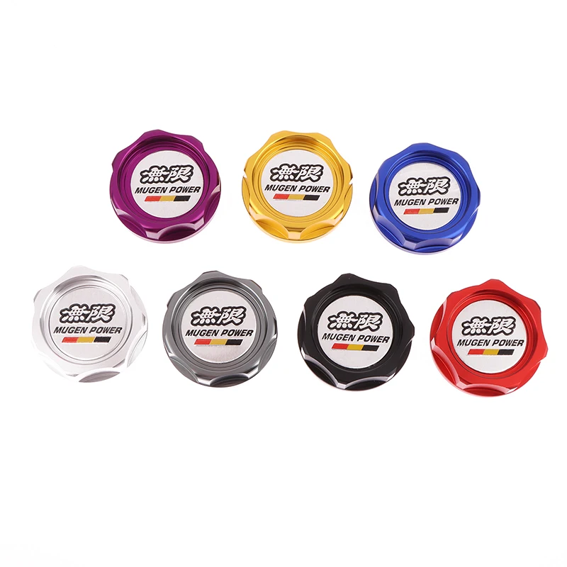 

Mugen Style Car Engine Oil Cap Aluminum Radiator Fuel Filler Tank Cover Fit For CR-V XR-V Vezel