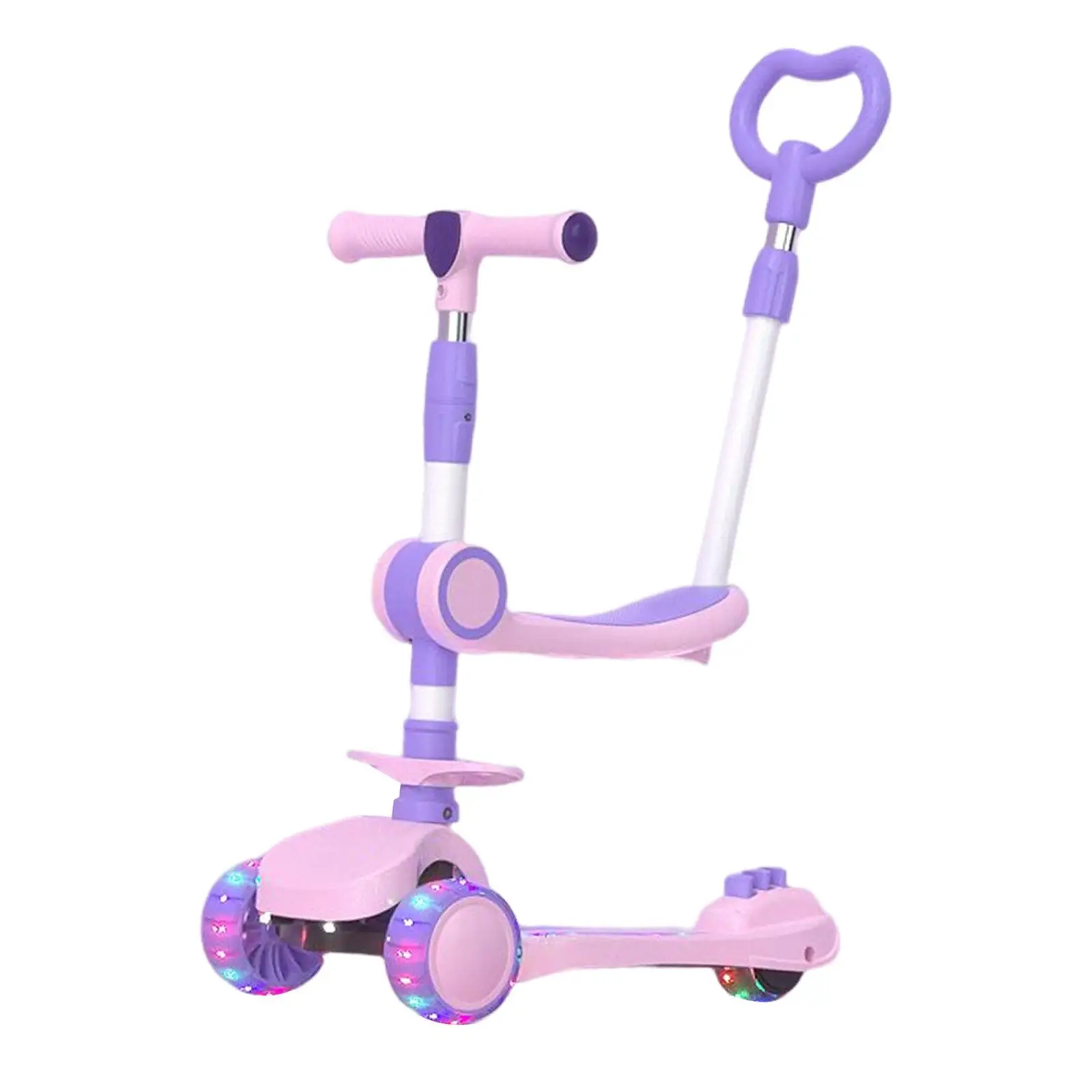 3 Wheel Scooter Folding Portable Stable with Music Light Flashing Self Balancing 3 Wheel Scooter Folding Portable Stable with Music Light Flashing Self Balancing