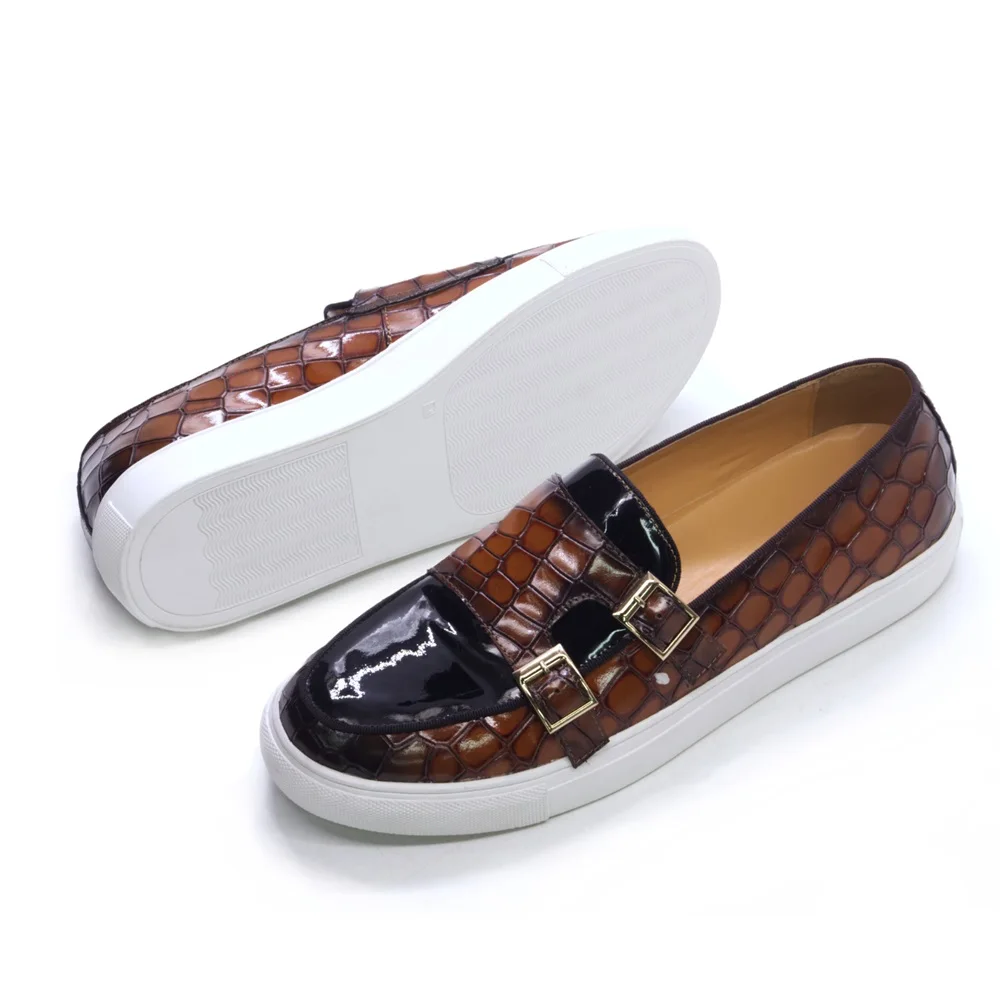 Topshop - Jesse - Sandales plates en cuir véritable - Imprimé vache
