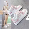 2025 Spring NicheVersatile Student Women's Fashionable Trendy Thick Bottom White Shoes Double Tied Sports Casual Shoes
