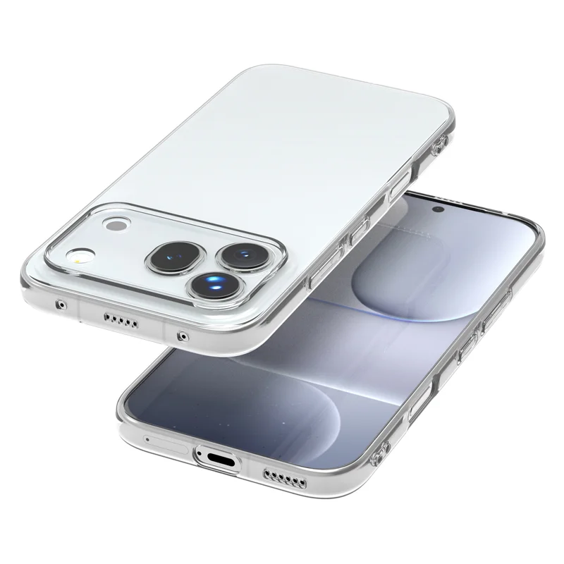 Ultra Thin Transparent TPU Soft Back Cover for Honor 600 Pro - Clear Protective Bumper Case