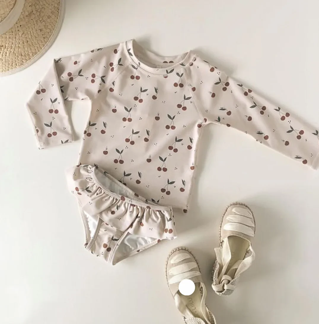 Girls Swimwear Summer Baby Romper Boys Swimsuit Children Beach Wear Sisters Brother Kids Clothes Swimming Bathing