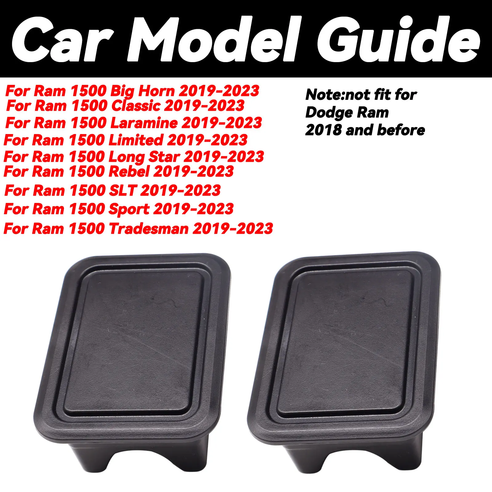 VITRE PORTIÈRE AVANT GAUCHE DODGE RAM 1500 2019-2023
