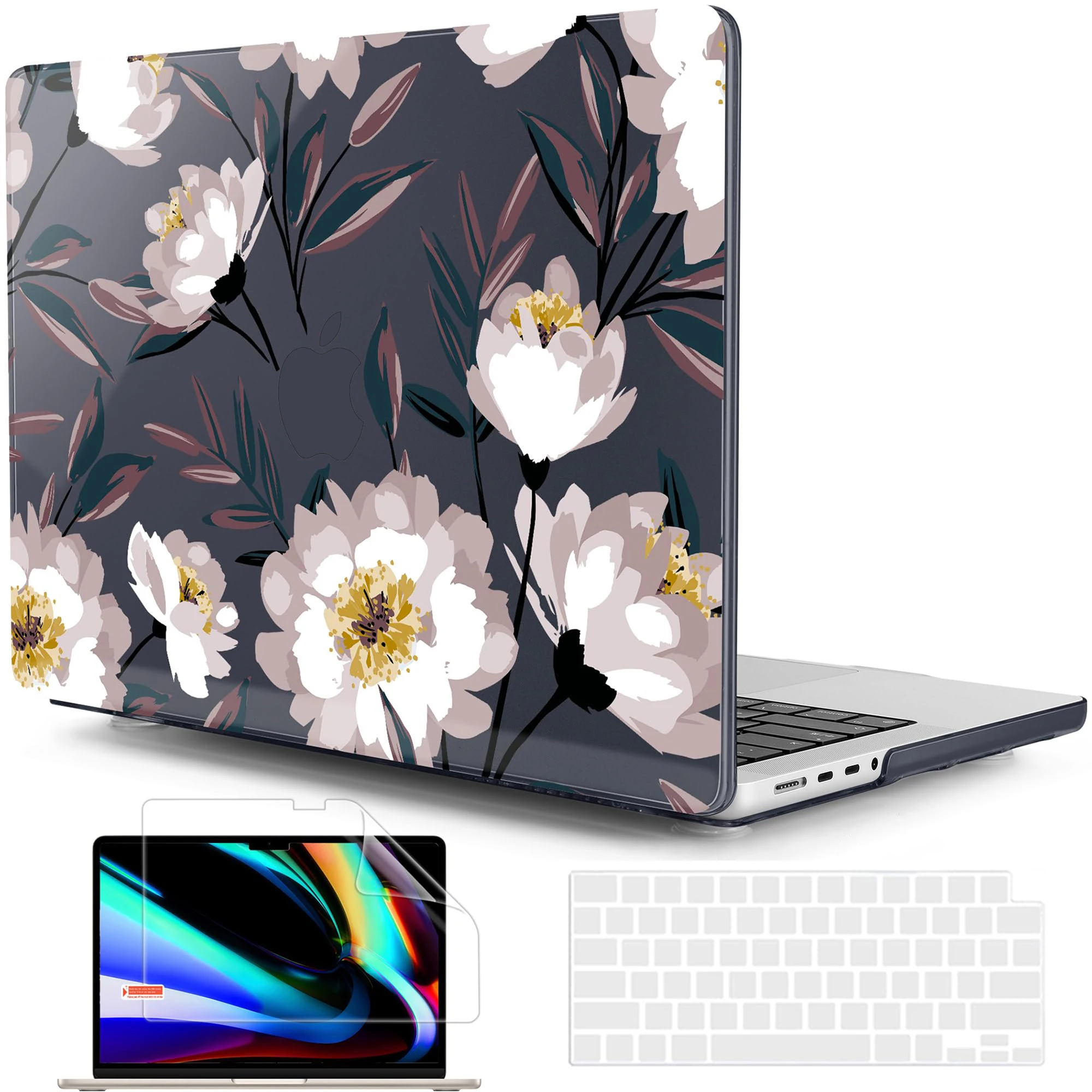 

Laptop Case Cover Sleeve for MacBook Air 13.6 M3 A3113 2024 air 15 Case 15.3 inch A3114 pro 13.3 A1278 retina 13 A1502 Pro 14 16