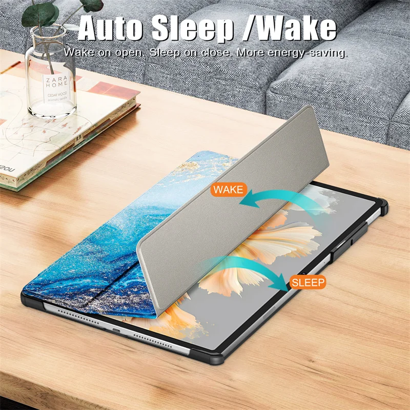 Premium Leather Painted Folding Hard Cover Case