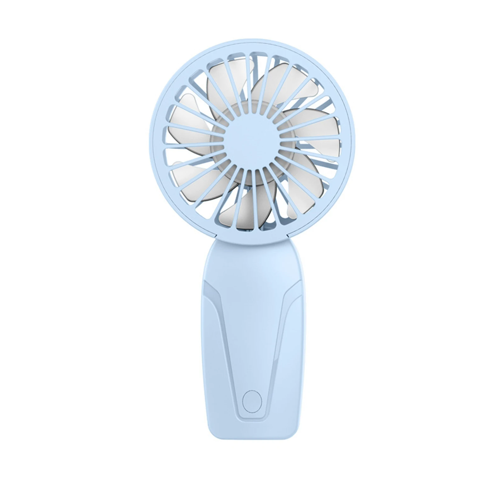 Compact USB Rechargeable Mini Fan - Lightweight, Portable, and Cute Design