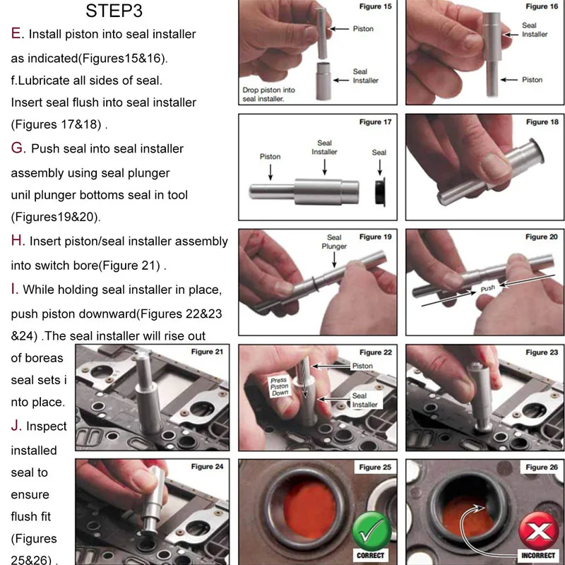 124740-TL30 Pressure Switch Installation Tool Kit Works with F/124740-30K Fit for GM Transmissions 6L45 6L50 6L80 6L90 6T70 Etc