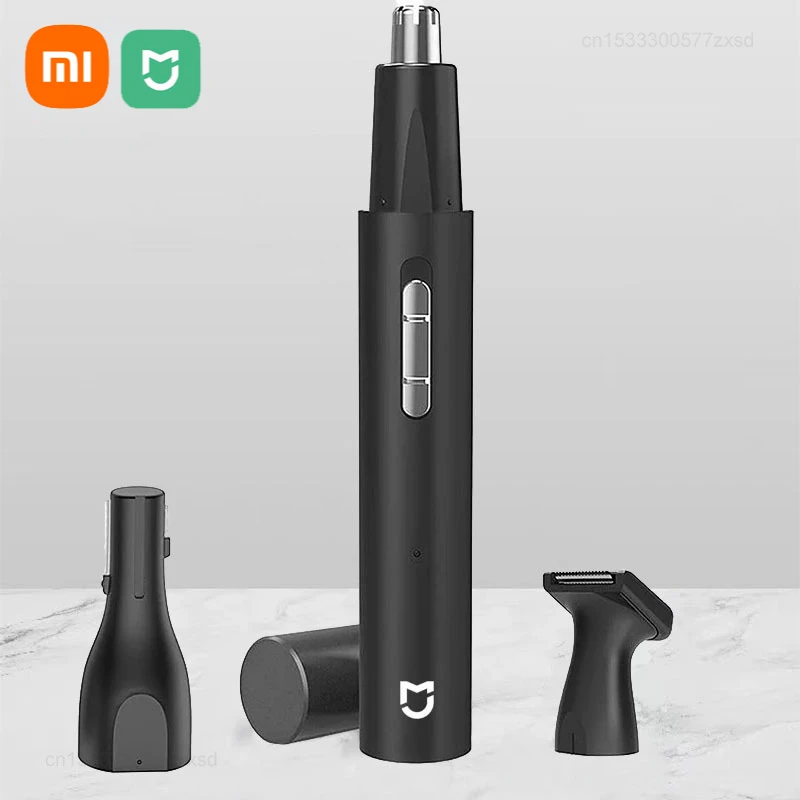 

Xiaomi Mijia Men Hair Clipper Trim Nose Ear Eyebrows Beard Hair Multifunctional Rechargeable Portable 3 in 1 Hair Clipper Shaver