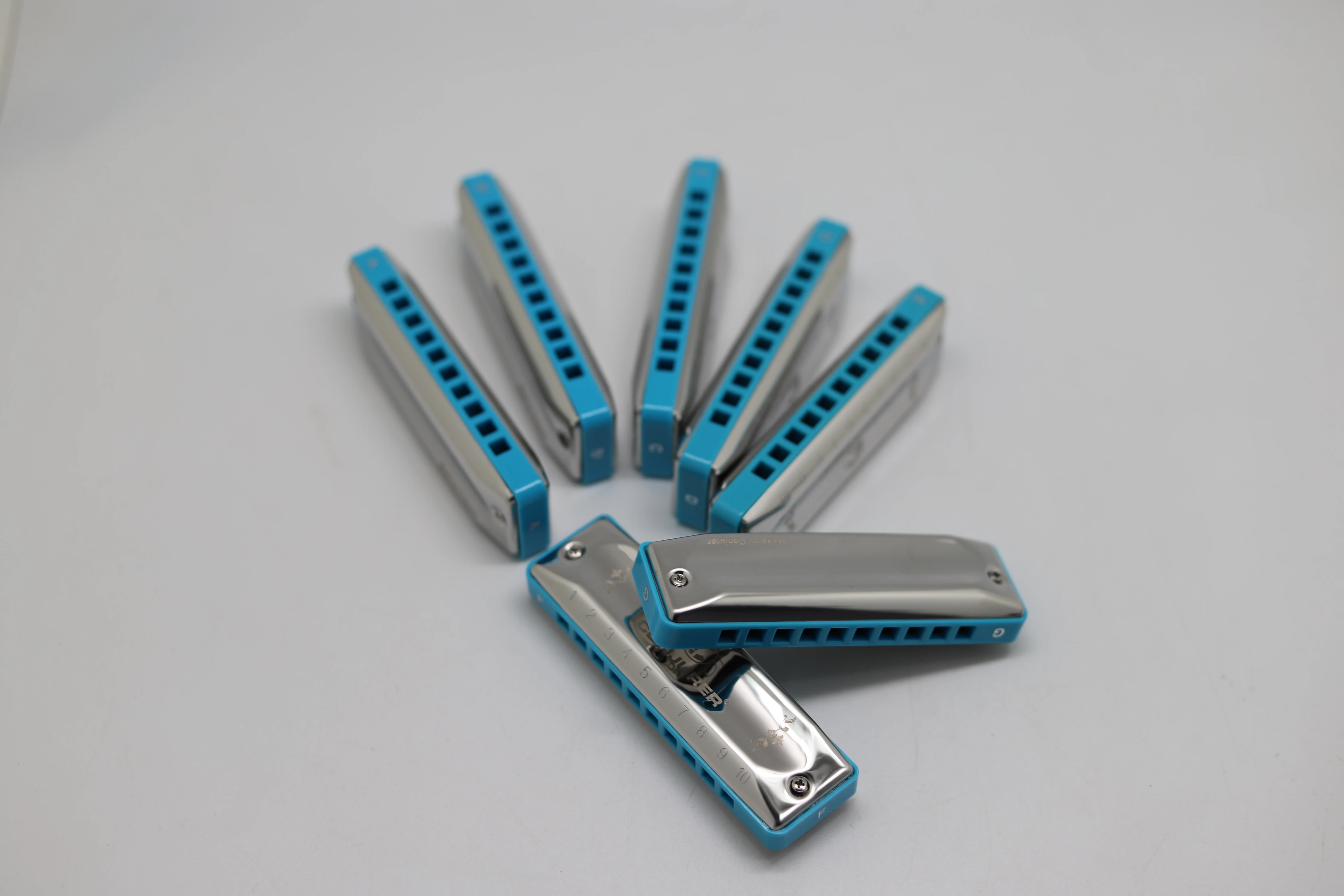 Description Picture 3 of itemConjurer blues harp 10 hole harmonica set with 7 keys for player beginner professional