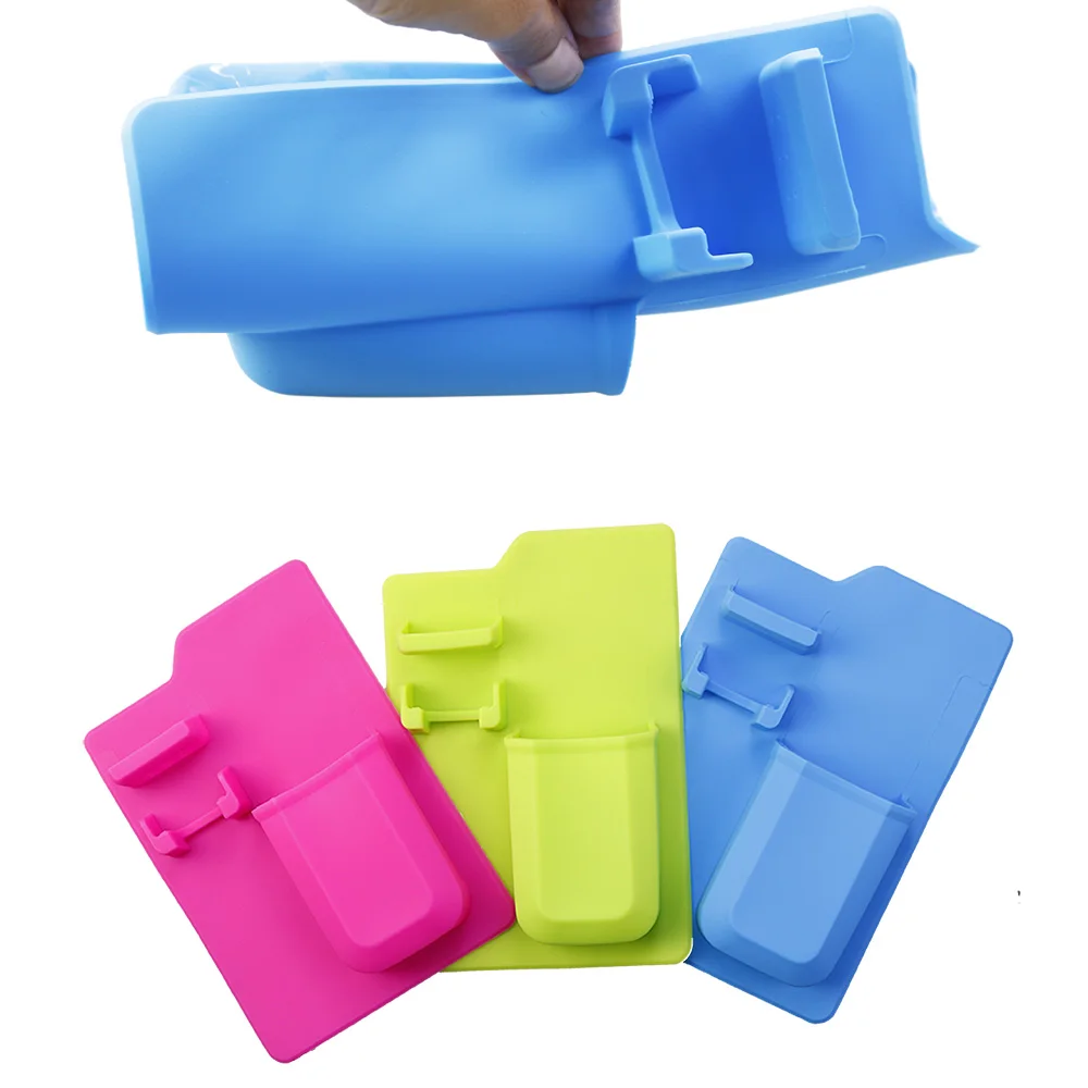 Hoobbe - Porta Cepillo De Dientes, Silicona, Rosa, 2.1 X 2.6 X 1.8 In