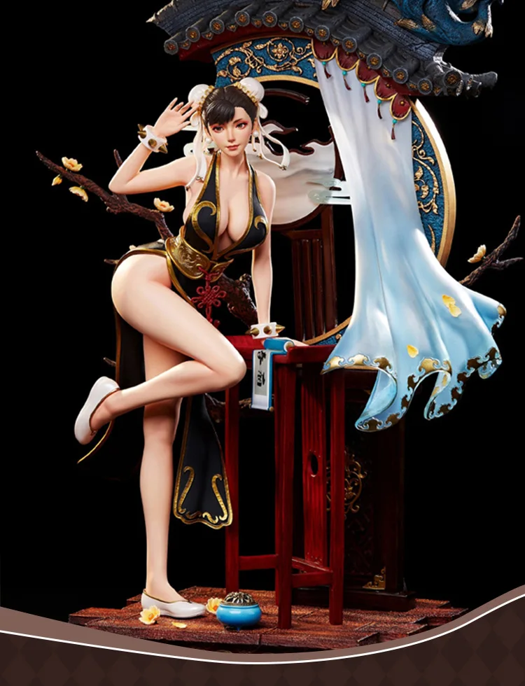 Street Fighter: Chun-Li | Qipao Cosplay Costume 35 Street Fighter-Inspired Chun Li Qipao Cosplay Costume for Women