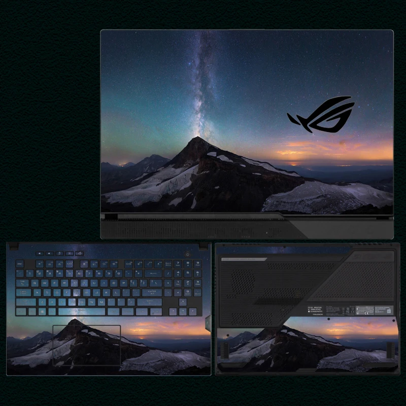 Decals for ASUS ROG Strix Scar 17 () G733P/G17 G713P Vinyl Sticker for ROG Strix G513Q G713Q G513IE Protective Skin for Vinyl Film Sticker,Laptop Sticker