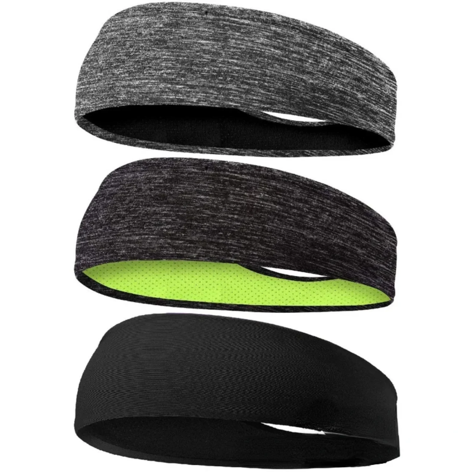 Sweatband Men Women Elastic Sport Hairbands Band Yoga Headbands Headwear Headwrap Sports Hair Accessories Safety Band