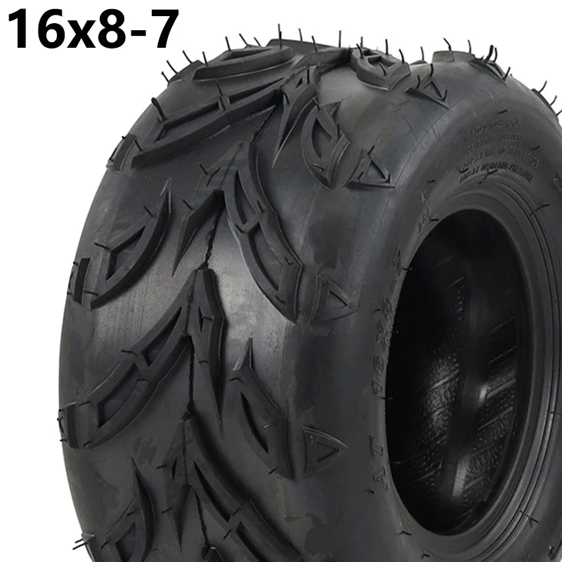 

1pcs 16x8-7 tire Rear Front ATV Go Kart Tubeless tyre vacuum for 70cc 90cc 110cc 125cc