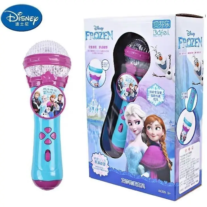 Disney frozen microphone audio Minnie integrated microphone home national singing K song children's family KTV set Fashion Toys