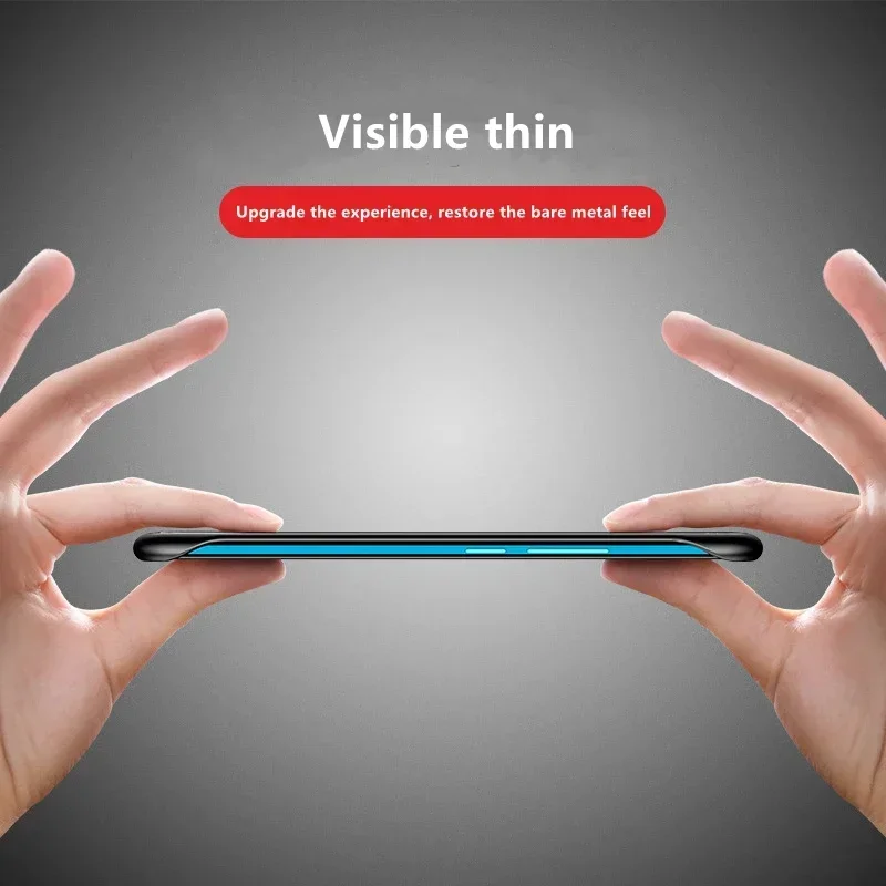 Luxury Borderless Translucent Ultra Thin Anti-Fall Shockproof Protective Phone Case