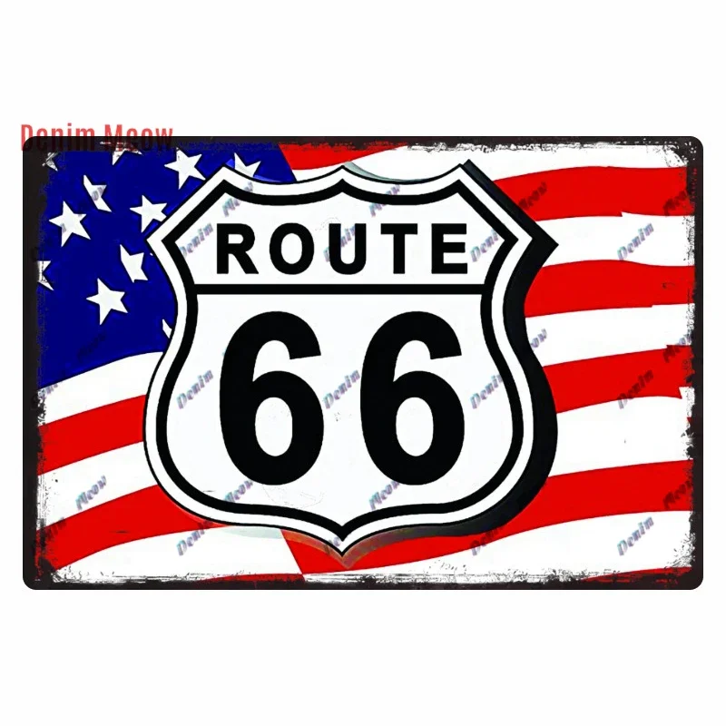 1969 Pontiac Firebird Route 66 Reserved Parking Sign - 10x14" Metal Man Cave Garage Decor