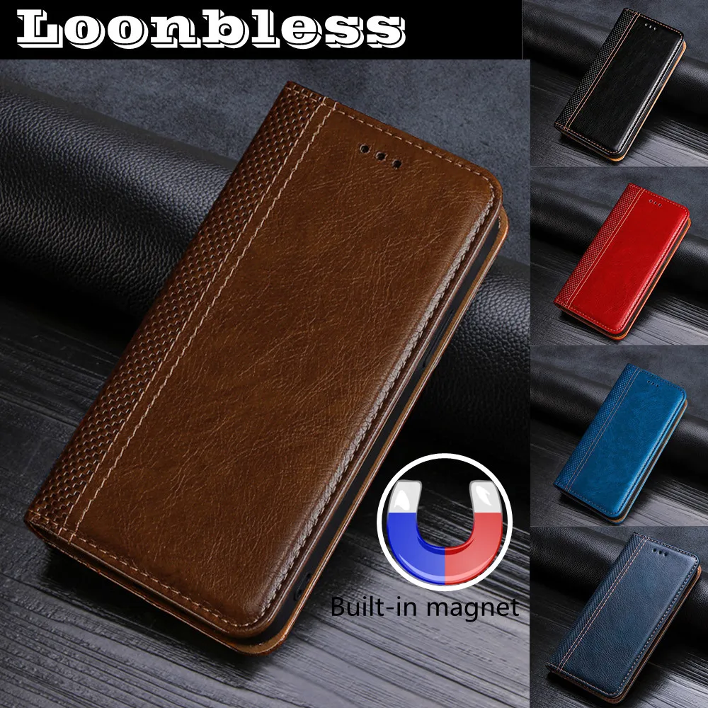 Luxury Leather Flip Case with Back Cover Pouch