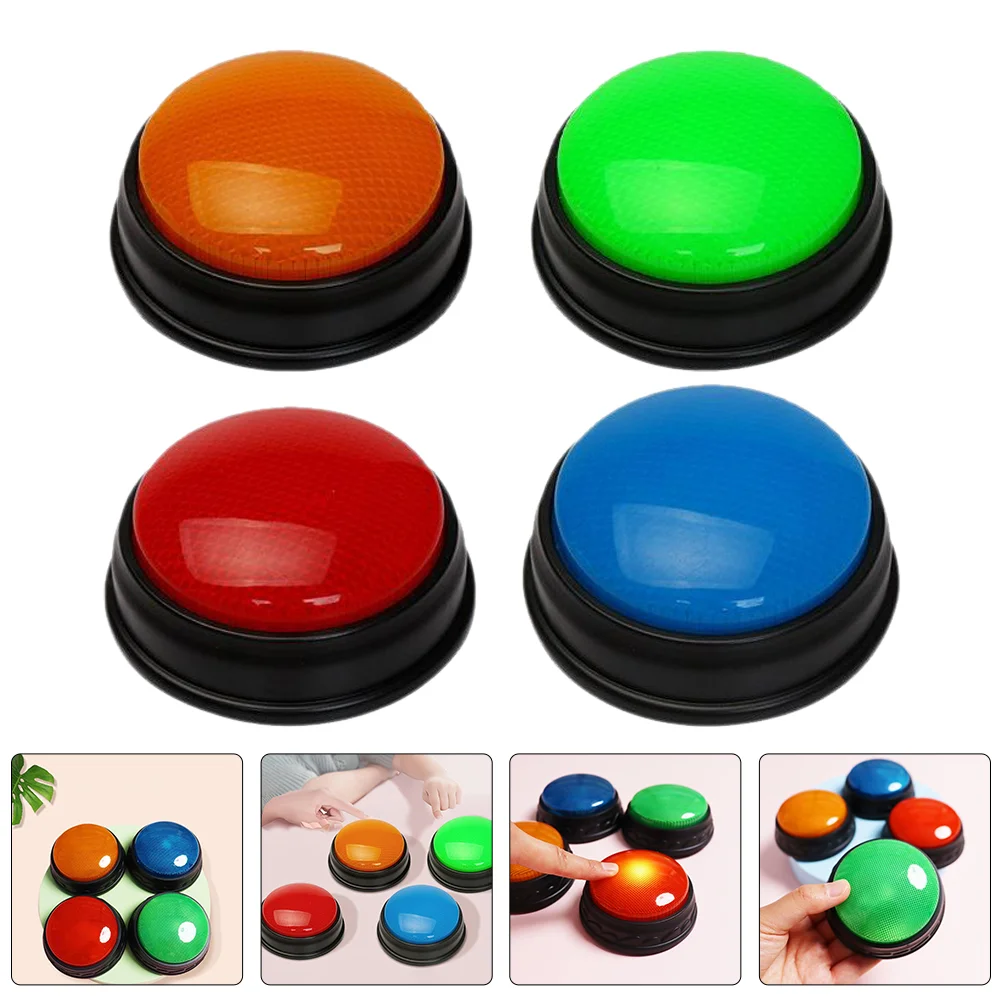 

Игровая консоль для ответных игр, 4 шт., зуммер, вспышка, мигание головы, детская пластиковая лампочка