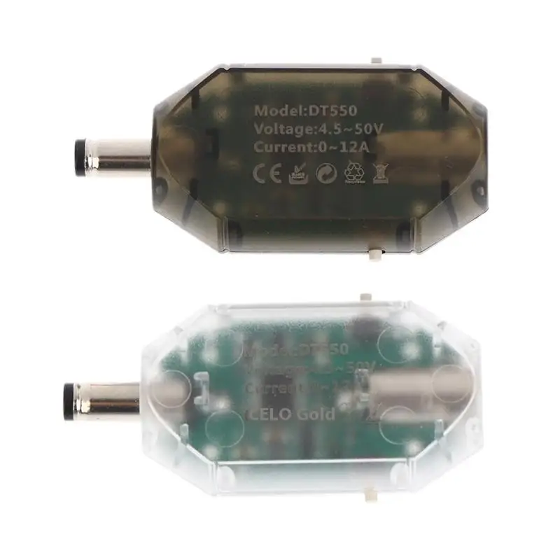 600W DC4.5-50V 최대 12A 고정밀 디지털 전압 전류 테스터 DC5.5x2.5 계측기 전력 용량 측정기 DT550