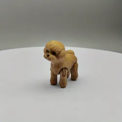 Elegant 3D Printed Poodle Statue - Versatile Dog Decoration (Coffee)