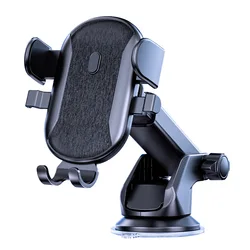 Universal Suction Cup Car Phone Holder with Adjustable Stand (D)
