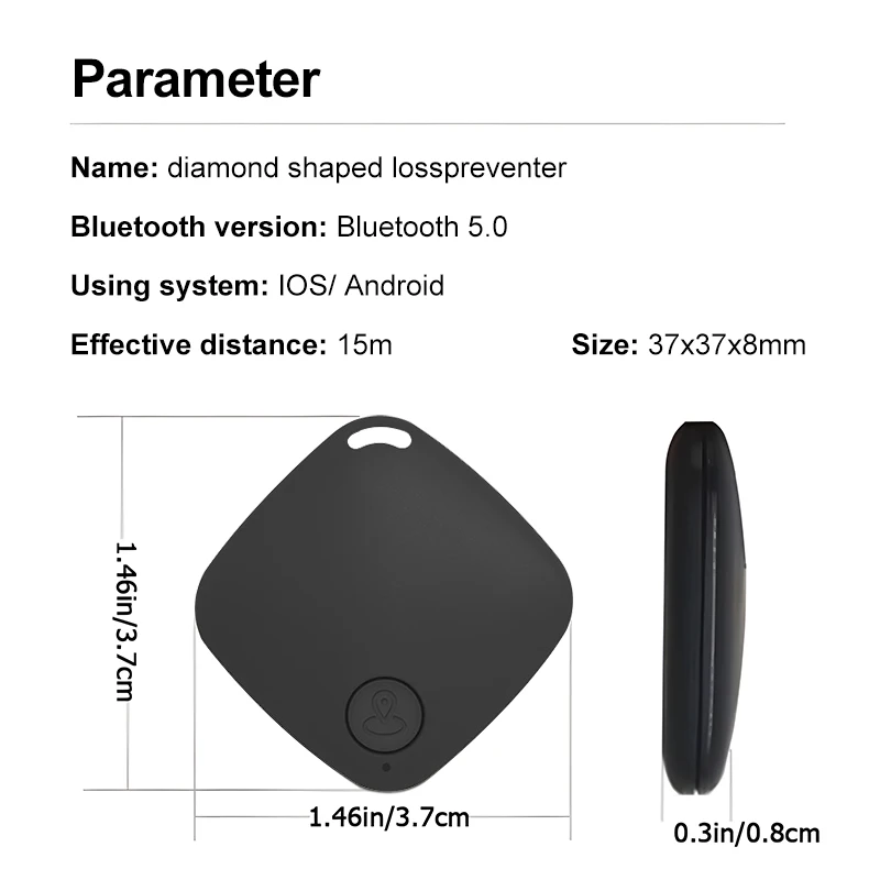Mini Tracking Bluetooth Anti-lost Device Mobile Phone wallet Key Finder Location Intelligent Caller 5.0 Dual Alarm Pet Finder key finder anti lost tracker bluetooth tracker bluetooth finder