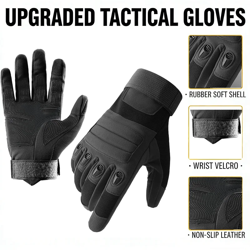 slider image of Full Finger Tactical Gloves