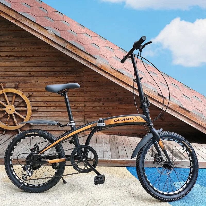 Cross Life Folding Bicycle 20 Inch Shock Absorption Portable Ultra