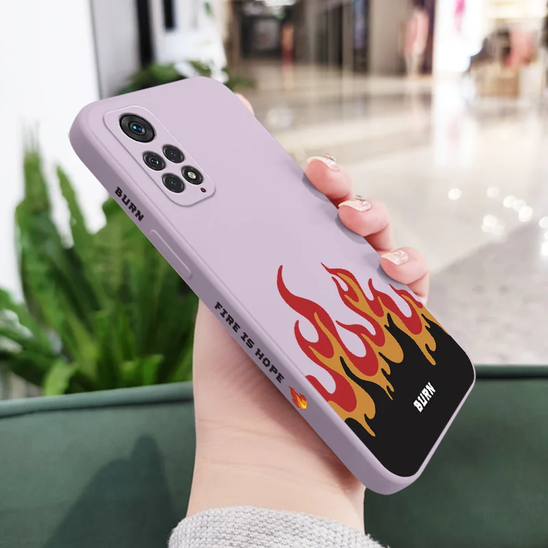 Fierce Fire Silicone Phone Case Cover