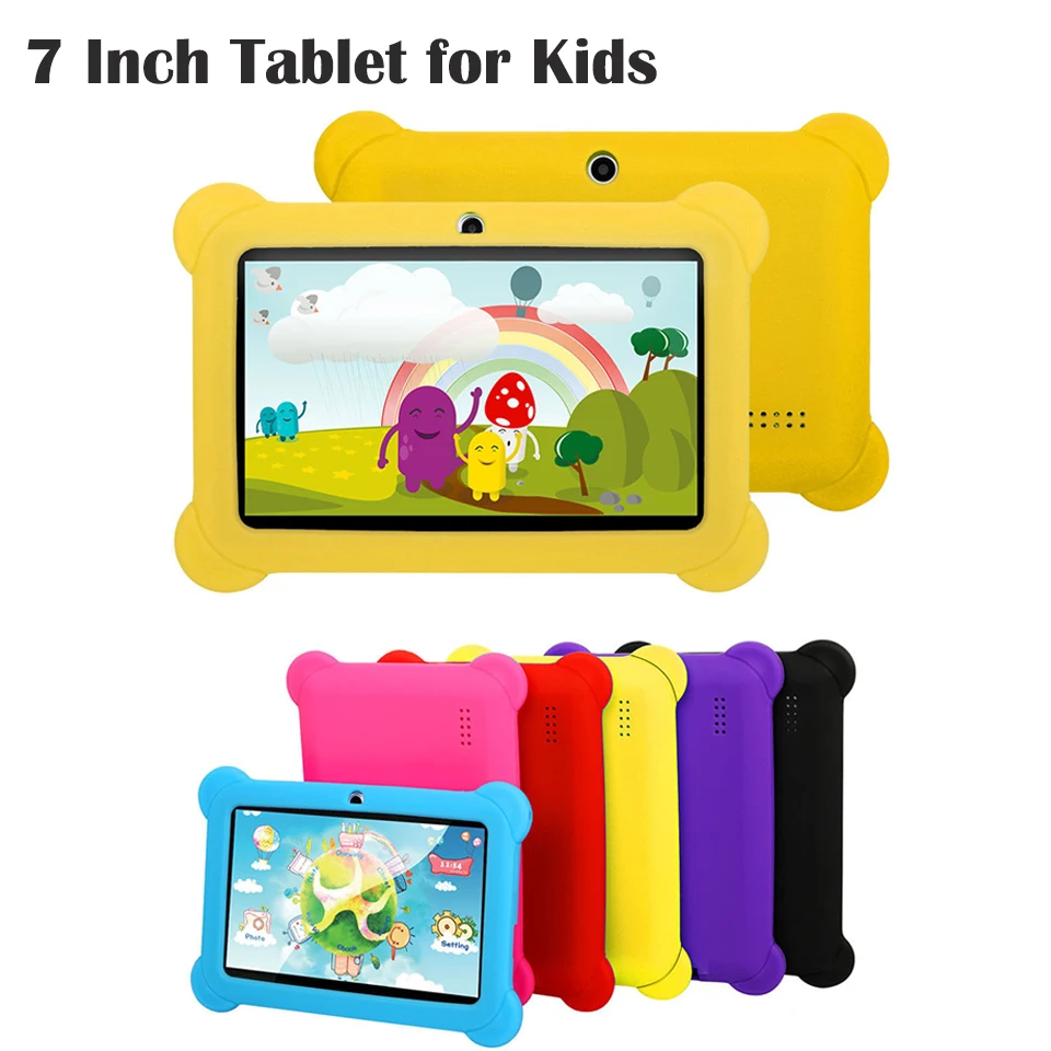 Learning Tablet for Kids Android 10 7 Inch 2GB 16GB Kids Tablet Toddler Educational Toy Gift for Children HD Dual Cameras 2