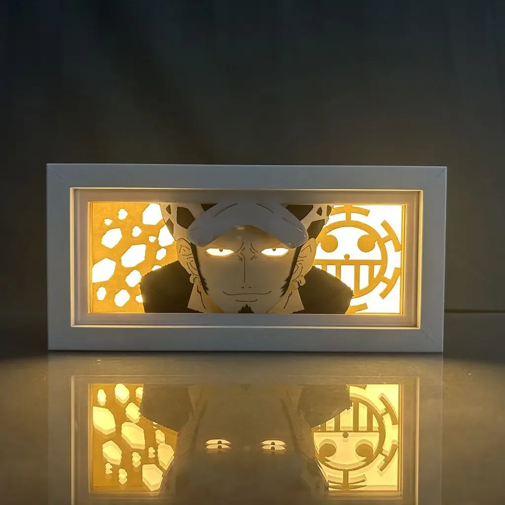thumbnail image 1 of Nueva caja de luz LED de One Piece Zoro Gear Fifth Sun God Luffy, figura de acción, juguetes, luz de noche para dormitorio, decoración, regalo de festival de cumpleaños, 1 of 5