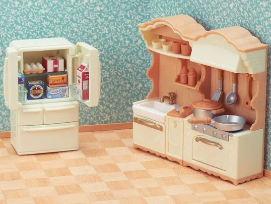 Sylvanian Families Dollhouse Playset Kitchen Play Set Accessories Gift Girl Toy No Figure New in Box 5341 4