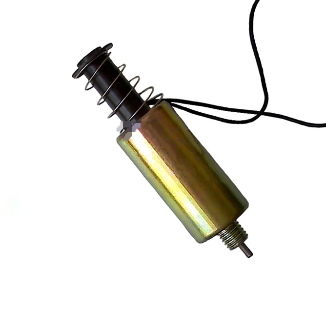 1pc Round tube solenoid HIT-2551S-24V20 through-tube push type for diode equipment | Обустройство дома