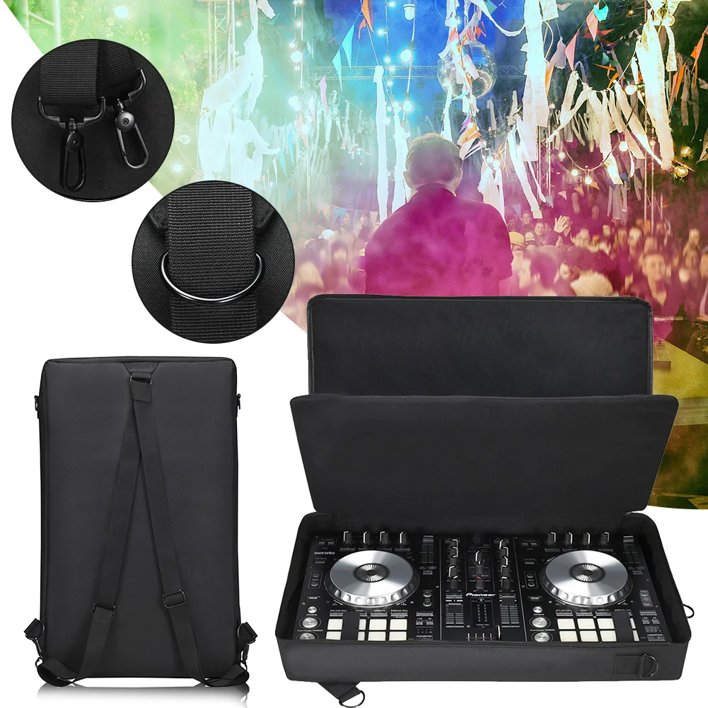 Travel Protective Bag Anti-Scratch Protector Bag Shockproof Adjustable Shoulder Strap for Pioneer DDJ-SR2 / DDJ-SR 1st Gen