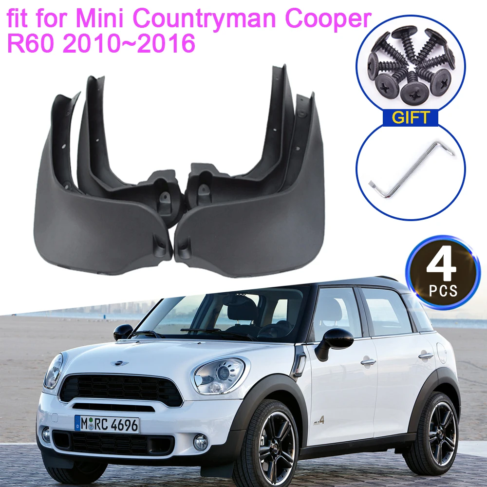 

Брызговики от брызг на мини-панк автомобиля, Cooper R60 2010 2011 2012 2013 2014 2016