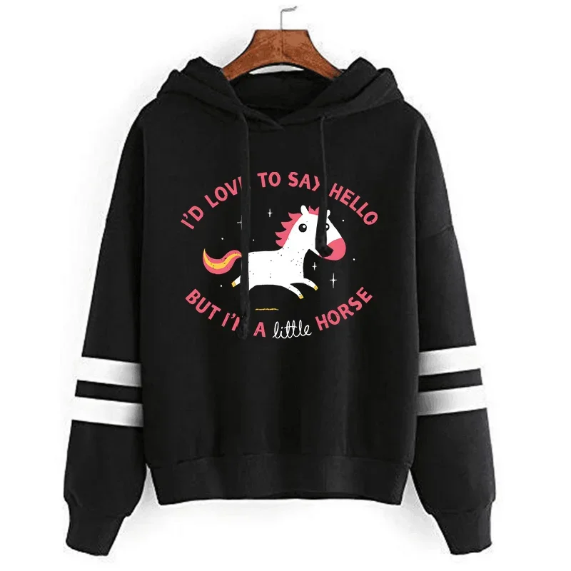 

Lm A Lttle Horse Baby Hoodies Graphic Sweatshirt Women Girl Hooded Sweatshirts Cartoon Hoody Harajuku Fashion Oversized Hoodies