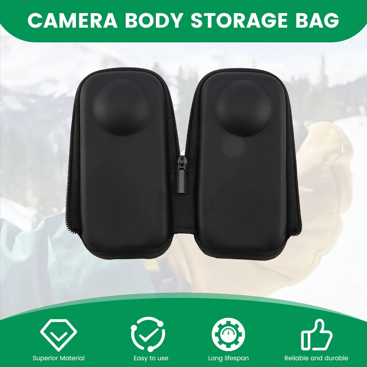 N05R Insta 360 용 미니 보관 가방 ONE X/X2/X3 핸드백 휴대용 운반 케이스 보호 가방 파노라마 카메라 액세서리