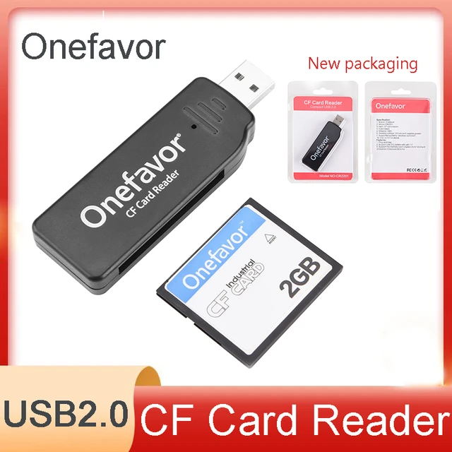 New CF Compact Flash Memory Card Reader for 8GB 16GB 32GB SD Card