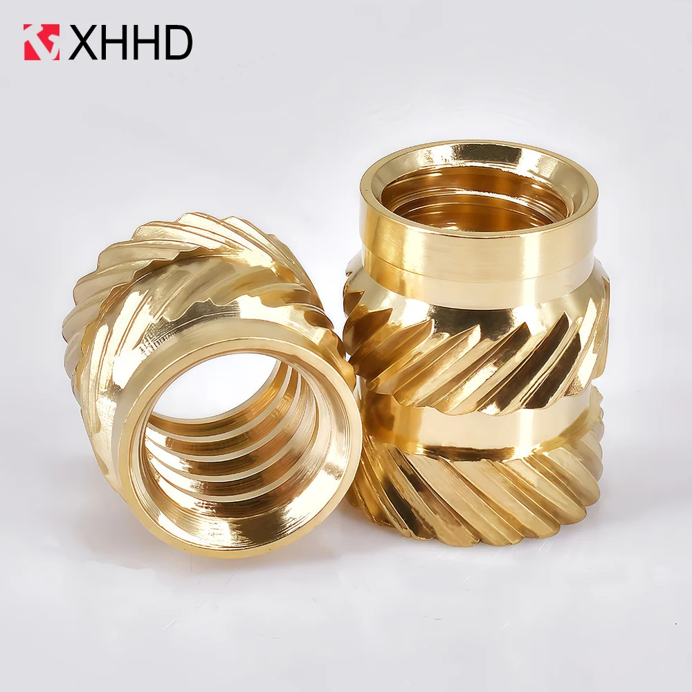 10/20/50 шт. Нагрівальна латунна вставна гайка 1/4-20 UNC Різьба з рифленим литтям Вставна вставка для термоплавкого 3D-друку Гайки