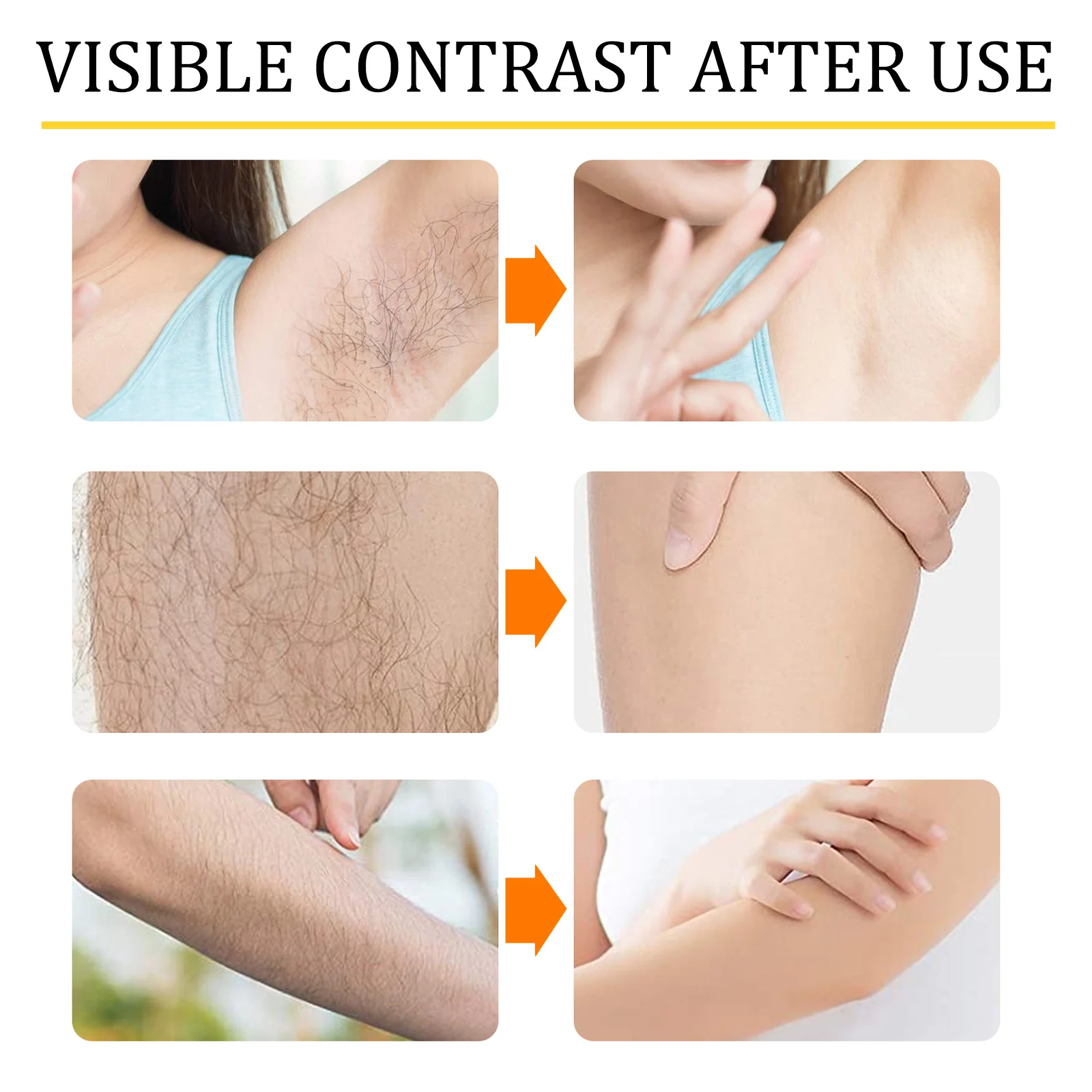 Honey Milk Hair Removal Cream Gentle Depilatory For Body Skin_voghion.com
