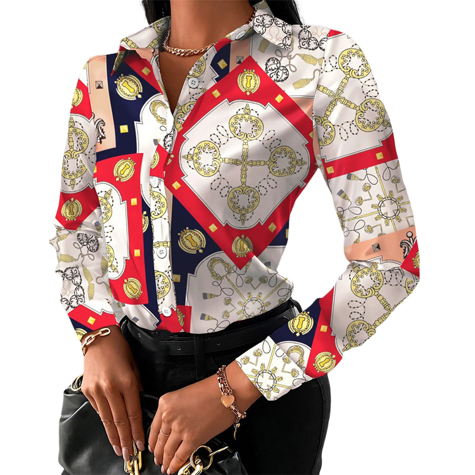 Silk Long Sleeve Shirt | Silk Long Sleeve Button-Up Shirt