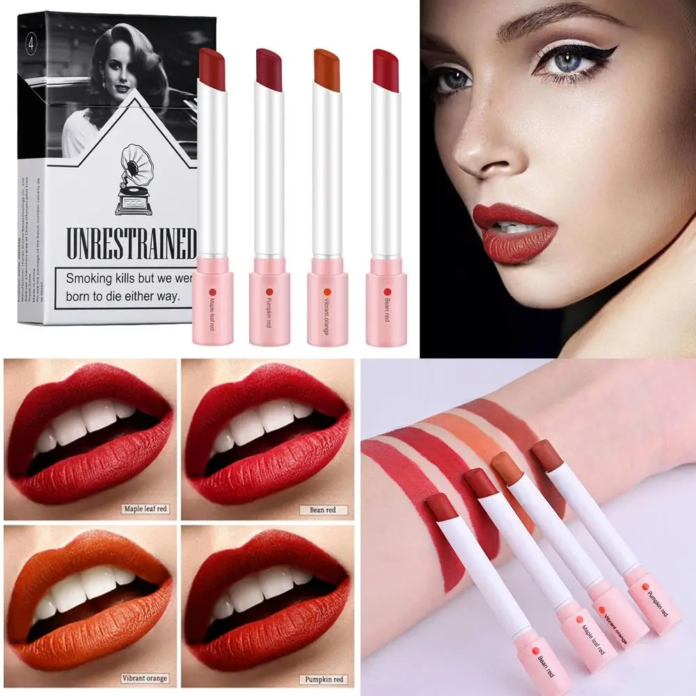 thumbnail image 1 of Lana Del Rey Lipstick Waterproof 24 Hour Lasting Matte Tube Lipstick Glossy Lip Tint Stain Set Women, 1 of 4