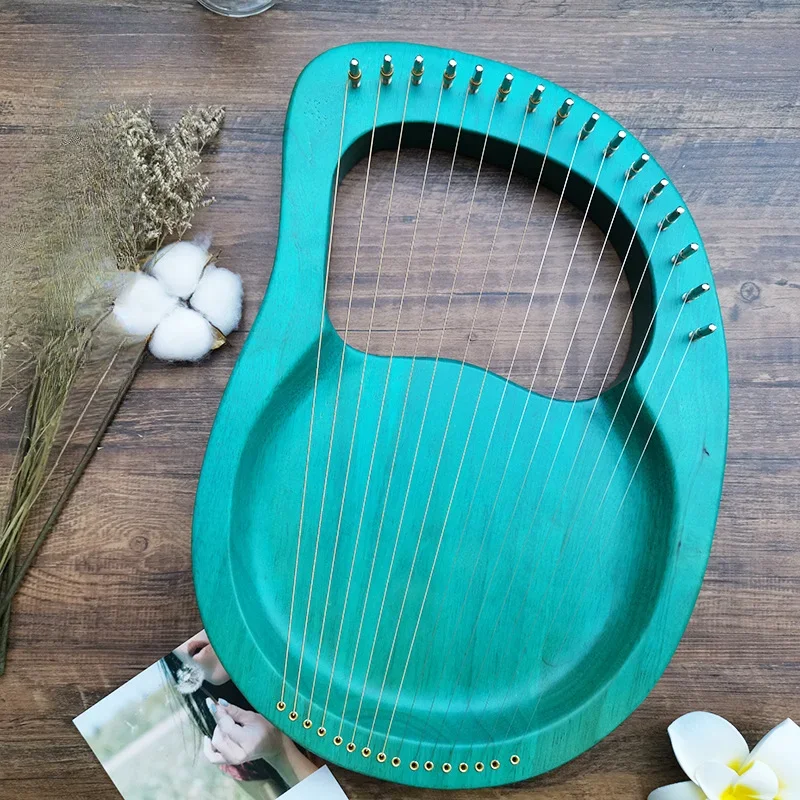 Single-board Lyar Beginner Lille Lira Sound Niche wood Instrument Harp Retro folk play Musical Stringed Instruments